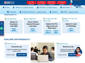 'hdbfs.com' screenshot