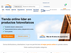 'atersa.shop' screenshot