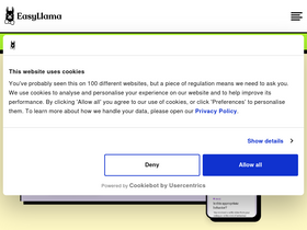 'easyllama.com' screenshot