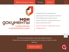 'mfc47.ru' screenshot