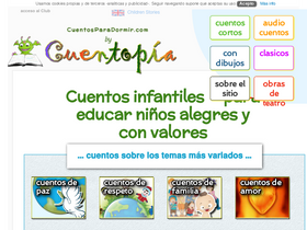 'cuentosparadormir.com' screenshot