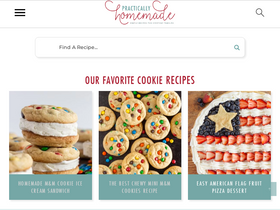 'practicallyhomemade.com' screenshot
