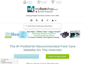 'myfootshop.com' screenshot
