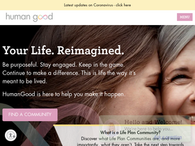 'humangood.org' screenshot