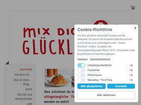 'mix-dich-gluecklich.de' screenshot