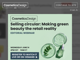 'cosmeticsdesign.com' screenshot