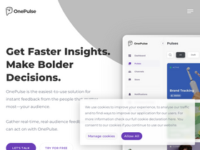 'onepulse.com' screenshot