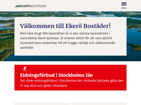 'ekerobostader.se' screenshot