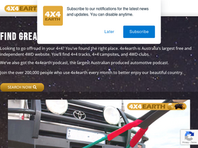 'store.4x4earth.com' screenshot