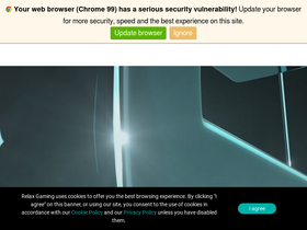 'relax-gaming.com' screenshot