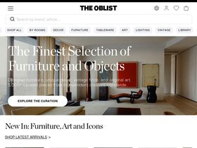 The Oblist website screenshot
