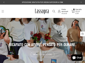 lassopra.it homepage screenshot