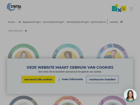 'syntrawest.be' screenshot