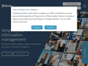 'ibinder.com' screenshot