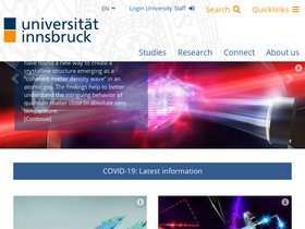 'uibk.ac.at' screenshot