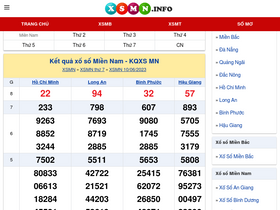 'xsmn.info' screenshot