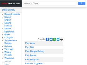 'profilpelajar.com' screenshot
