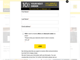 'snappysnaps.co.uk' screenshot