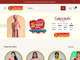 'thechennaishoppingmall.com' screenshot