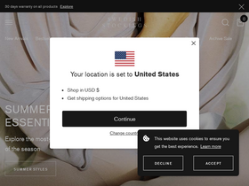 'swedishstockings.com' screenshot