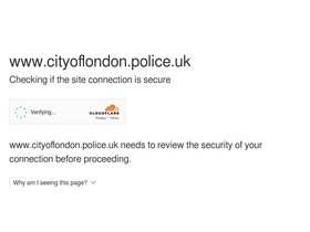 'cityoflondon.police.uk' screenshot