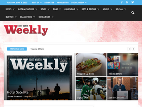 'fwweekly.com' screenshot
