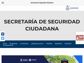 'sscqro.gob.mx' screenshot