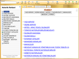 'noterlikrehberi.net' screenshot