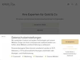 'goldundco.at' screenshot