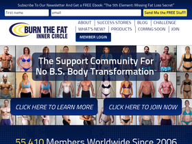 'burnthefatinnercircle.com' screenshot