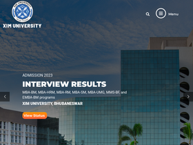 'hrms.xim.edu.in' screenshot