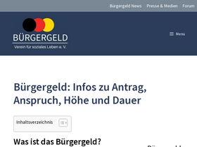 'buerger-geld.org' screenshot