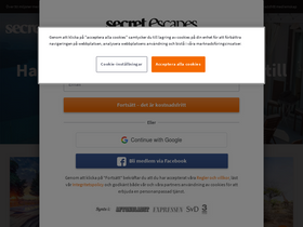 'secretescapes.se' screenshot