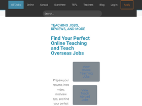 'oetjobs.com' screenshot