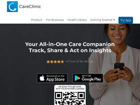 'careclinic.io' screenshot