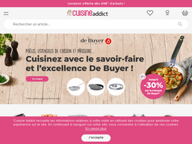 'cuisineaddict.com' screenshot