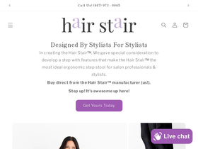 hairstair.com homepage screenshot