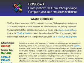 'dosbox-x.com' screenshot