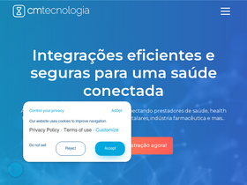 'scmpa.centraldemarcacao.com.br' screenshot