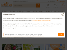 'bio-naturel.de' screenshot