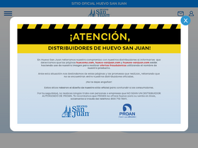 'huevosanjuan.com.mx' screenshot