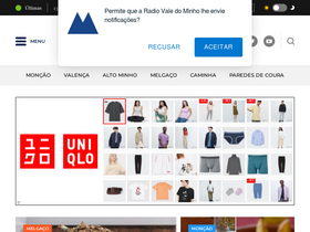 'radiovaledominho.com' screenshot