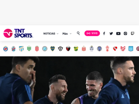 'tntsports.com.ar' screenshot