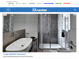 'skrastas.lt' screenshot