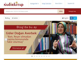 'nadirkitap.com' screenshot
