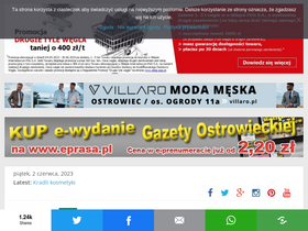 'ostrowiecka.pl' screenshot