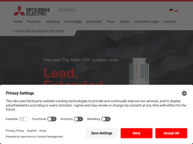 'mitsubishi-les.com' screenshot