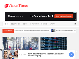'visiontimesnews.com' screenshot