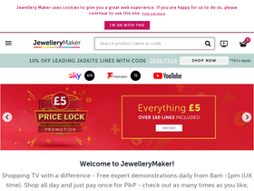 'jewellerymaker.com' screenshot
