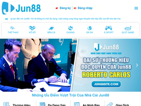 'jun88site.com' screenshot